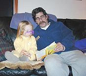 Grandpa Reading To Grandchild